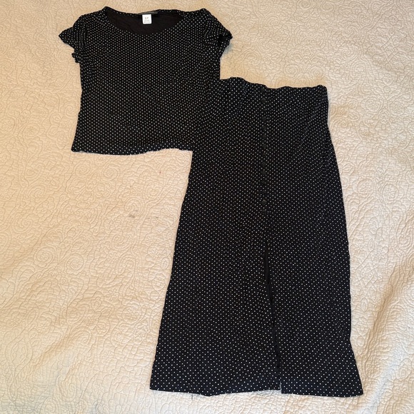 Briggs New York Dresses & Skirts - Briggs New York Black and White Polka Dot Apparel